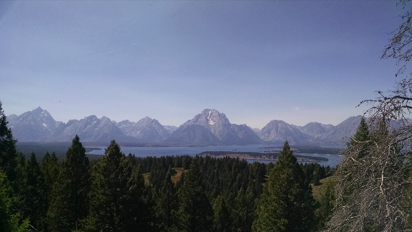 View of the Tetons from Signal Mountain