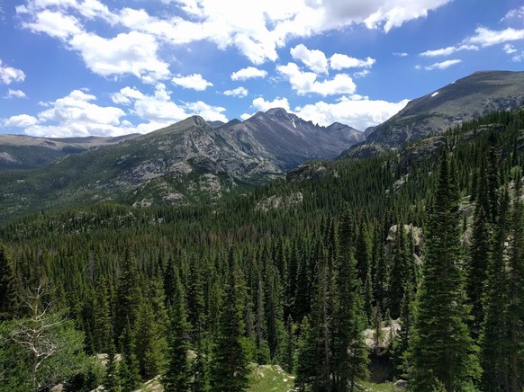 Emerald Lake, Rocky Mountain National Park.